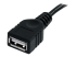 StarTech.com 10 ft Black USB 2.0 Extension Cable A to A - Close up