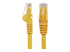 StarTech.com 75ft CAT6 Ethernet Cable, 10 Gigabit Snagless RJ45 650MHz 100W PoE Patch Cord, CAT 6 10GbE UTP Network Cable w/Strain Relief, Yellow, Wiring is UL Certified/TIA - Front