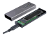 StarTech.com USB-C 10Gbps to M.2 NVMe or M.2 SATA SSD Enclosure, Tool-free M.2 PCIe/SATA NGFF SSD Enclosure, Portable Aluminum Case, USB Type-C & USB-A Host Cables, For 2230/2242/2260/2280 - Inside