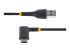 StarTech.com 1ft (30cm) USB A to C Charging Cable Right Angle, Heavy Duty Fast Charge USB-C Cable, USB 2.0 A to Type-C, Durable and Rugged Aramid Fiber, 3A, S20/iPad/Pixel - Front