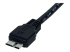 StarTech.com 0.5m (1.5ft) Black SuperSpeed USB 3.0 Cable A to Micro B - Right-angle