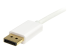 StarTech.com 3m 10 ft White Mini DisplayPort to DisplayPort 1.2 Adapter Cable M/M - Close up
